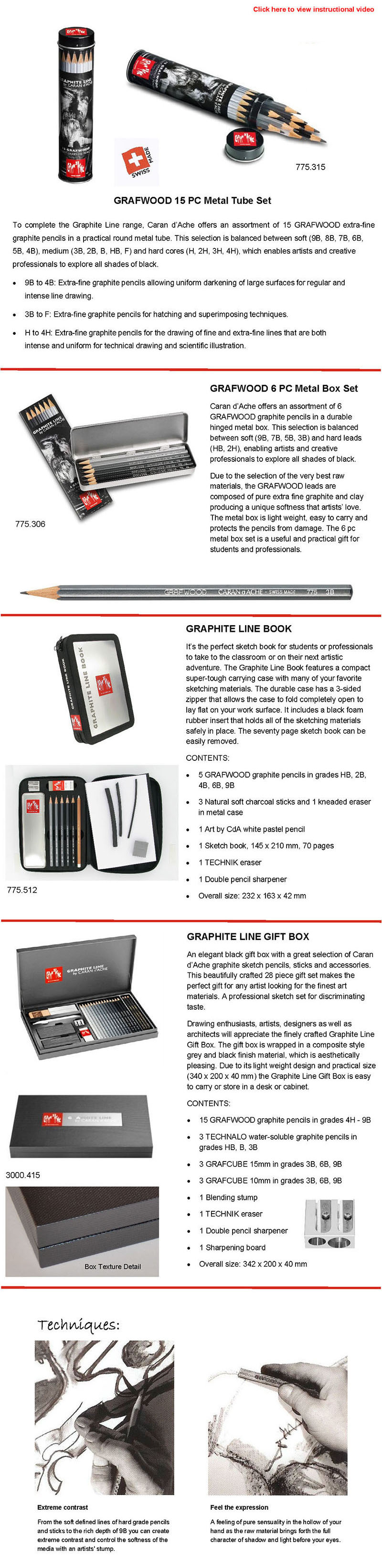 Graphite Line Sets